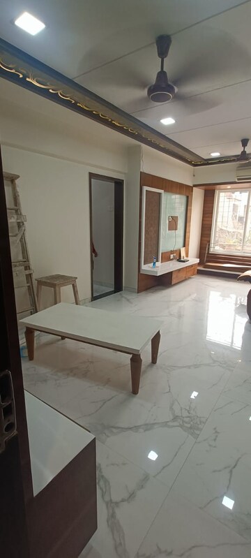 Living Room in 2 BHK Apartment at Nerul – for Rent