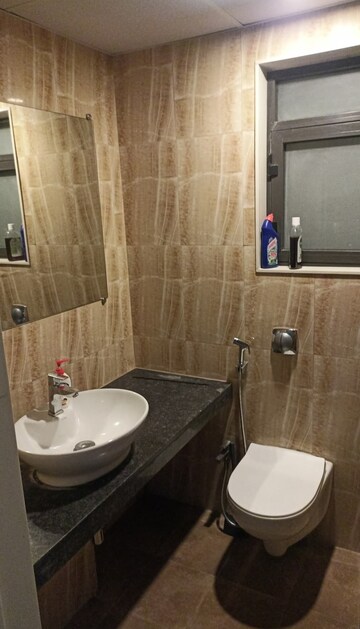 Bathroom in 2 BHK Apartment at Lodha Crown Quality Homes, Majiwada – for Rent