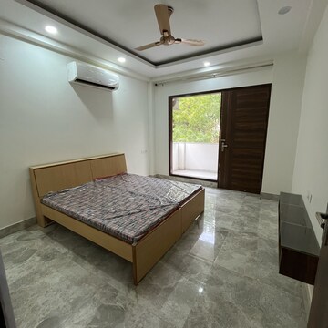 Bedroom in 4 BHK Builder Floor at Ansal Sushant Lok I, Sushant Lok I – for Rent