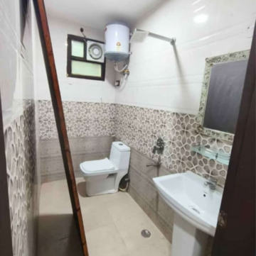 Bathroom in 2 BHK Builder Floor at Panchsheel Vihar – for Sale