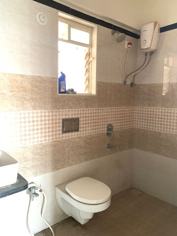 Bathroom in 2 BHK Apartment at Rosa Oasis, Ghodbunder Road – for Rent