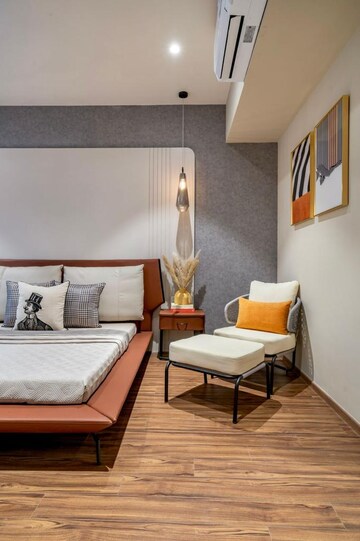 Master Bedroom in 4 BHK Apartment at Eisha Synergy, Salisbury Park – for Sale