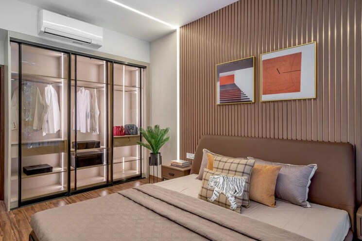 Master Bedroom, eisha-synergy 4 Bedroom 3014 Sq.Ft. Apartment In Salisbury Park Pune 8008198