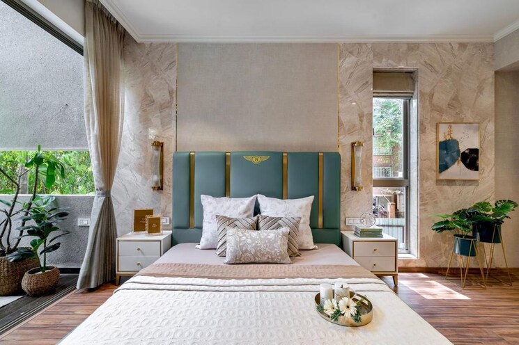 Bedroom, eisha-synergy 4 Bedroom 3014 Sq.Ft. Apartment In Salisbury Park Pune 8008198