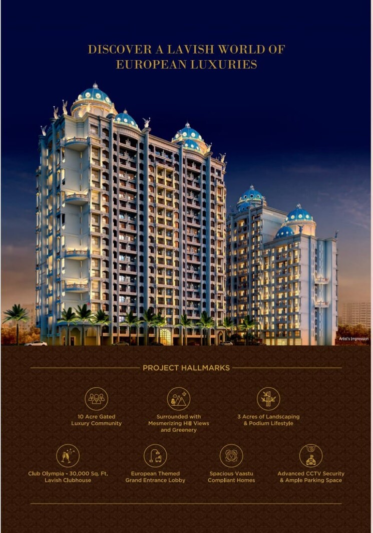 Exterior View, tharwani-meghna-montana 2 Bedroom 1000 Sq.Ft. Apartment In Ambernath West Thane 8008257