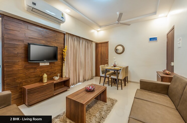 Living Room, panvelkar-estate-oxford 2 Bedroom 950 Sq.Ft. Apartment In Badlapur East Thane 8008268