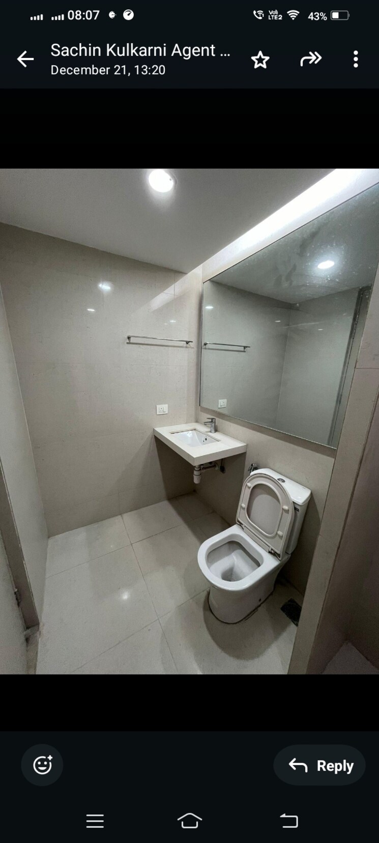 Bathroom, rodas-enclave-woodstock 2 Bedroom 720 Sq.Ft. Apartment In Patlipada Thane 8008500