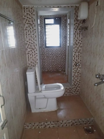 Bathroom in 3 BHK Apartment at Dheeraj Valley, Goregaon East – for Rent