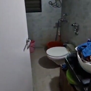 Bathroom in 2 BHK Apartment at Rustomjee Avenue I, Gopcharpada – for Rent