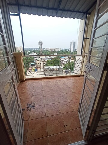 Balcony in 2 BHK Apartment at Vijay Vanaz Pariwar CHS, Kothrud – for Rent