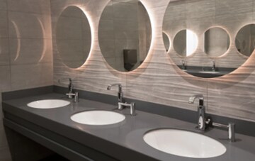 Bathroom in  Office Space at 215 Atrium, Andheri East – for Rent