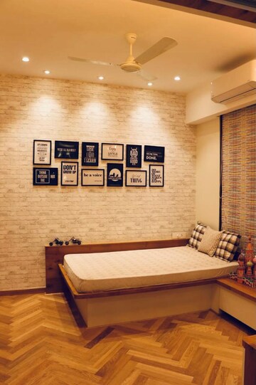 Bedroom in 2.5 BHK Apartment at Larkins Pride Palms, Kolshet Road – for Sale