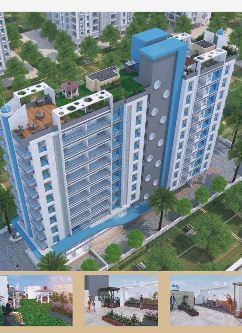 3 BHK 1033 Sq.Ft. Apartment in Kate Vimal Twin Towers