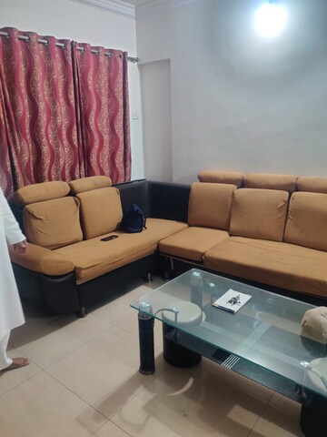 Living Room in 3 BHK Apartment at Lalani Residency, Kavesar – for Rent