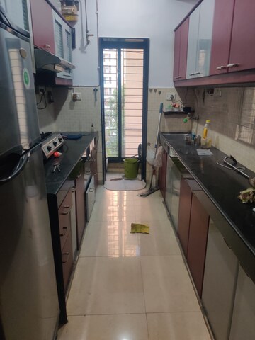 Kitchen in 3 BHK Apartment at Lalani Residency, Kavesar – for Rent