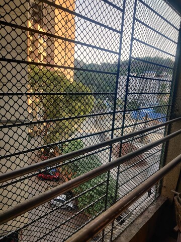 Balcony in 3 BHK Apartment at Lalani Residency, Kavesar – for Rent