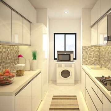 Kitchen in 3 BHK Apartment at Balaji Delta Central, Kharghar – for Sale