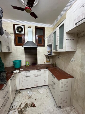 Kitchen in 3 BHK Builder Floor at Malviya Nagar – for Sale