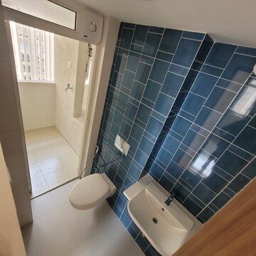 Bathroom in 1 BHK Apartment at Lodha Amara, Kolshet Road – for Rent