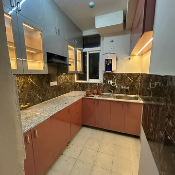 Kitchen in 3 BHK Apartment at Amrapali Riverview, Amrapali Leisure Valley – for Rent