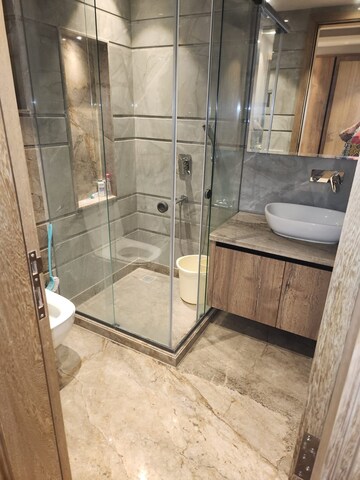 Bathroom in 4 BHK Apartment at Greater Kailash ii – for Rent
