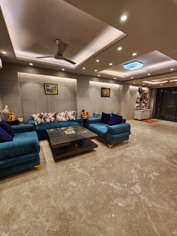 Living Room in 4 BHK Apartment at Greater Kailash ii – for Rent