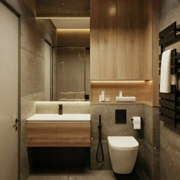 Bathroom in 3 BHK Apartment at Sector 1, Dwarka – for Sale