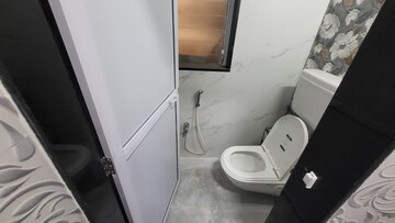 Bathroom in 1 BHK Apartment at Highland Residency CHSL, Balkum Pada – for Rent