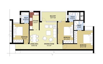  3 BHK Builder Floor at Puri Pratham, Sector 84 – for Rent
