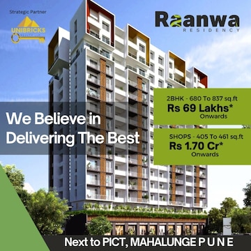 2 BHK Apartment For Resale in Balaji Raanwa Mahalunge Pune  8009555