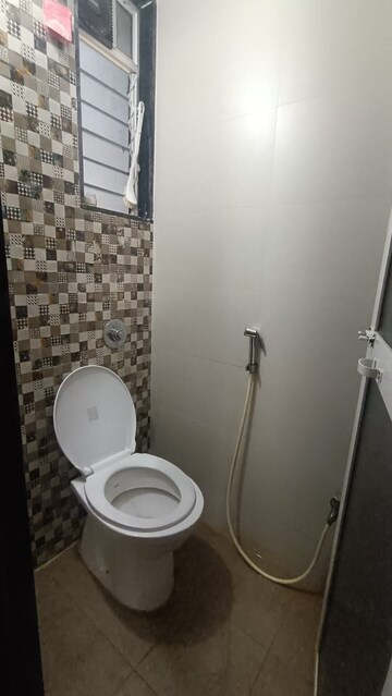Bathroom in 1 BHK Apartment at Sunshine Heights Ghasoli, Ghansoli – for Rent