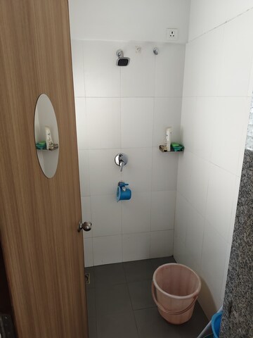 Bathroom in 1 BHK Apartment at Godrej City, Poyanje – for Rent