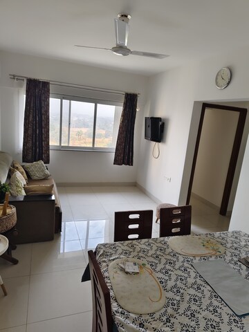 Living Room in 1 BHK Apartment at Godrej City, Poyanje – for Rent