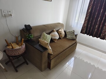 Living Room in 1 BHK Apartment at Godrej City, Poyanje – for Rent