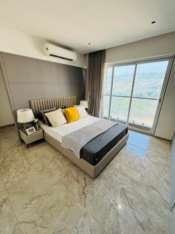 Bedroom in 4 BHK Apartment at Neelkanth Lake View, Pokhran Road No 2 – for Sale