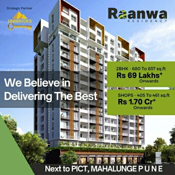 2 BHK Apartment For Resale in Balaji Raanwa Mahalunge Pune  8009639