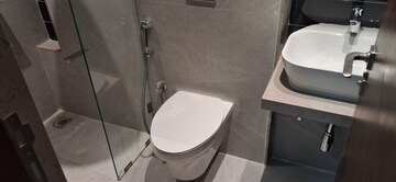 Bathroom in 2 BHK Apartment at Kabra Diamante, Goregaon West – for Rent