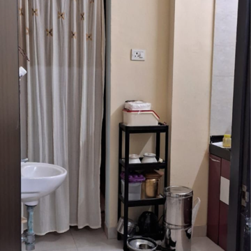 Bathroom in 1 BHK Apartment at Prabhadevi – for Rent