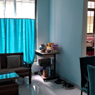Living Room in 1 BHK Apartment at Prabhadevi – for Rent