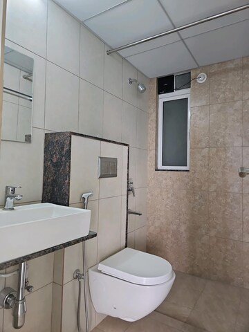 Bathroom in 3 BHK Apartment at Godrej Green Cove, Mahalunge – for Rent
