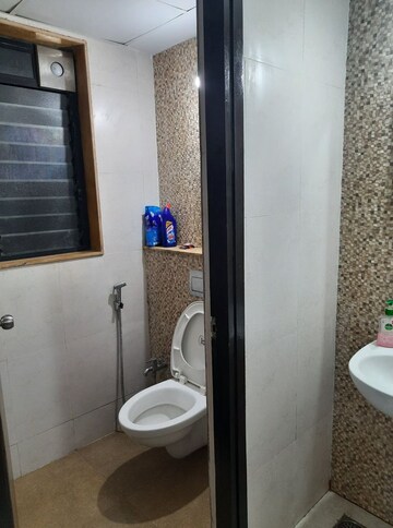 Bathroom in 1 BHK Apartment at Lodha Palava City, Dombivli East – for Rent