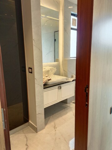 Bathroom in 4 BHK Builder Floor at Ansal Sushant Lok I, Sector 43 – for Rent