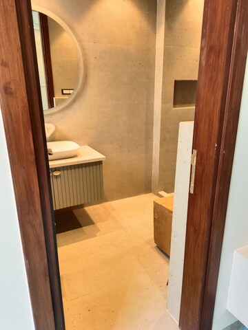 Bathroom in 4 BHK Builder Floor at Ansal Sushant Lok I, Sector 43 – for Rent