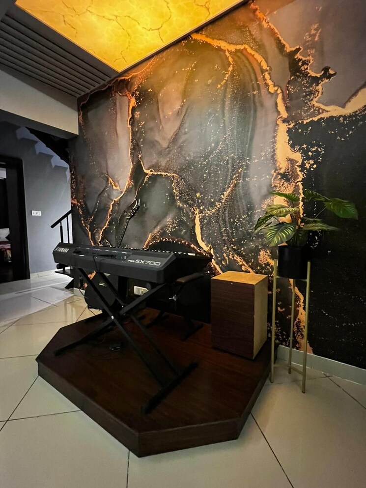 Living Room, sai-poorna-high-end 3 Bedroom 2600 Sq.Ft. Penthouse In Hsr Layout Bangalore 8010001