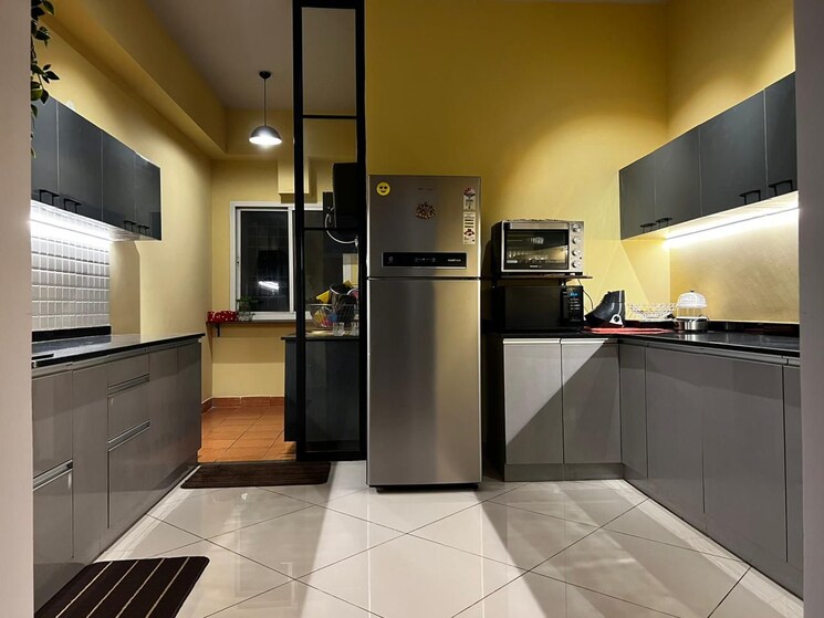 Master Bedroom, sai-poorna-high-end 3 Bedroom 2600 Sq.Ft. Penthouse In Hsr Layout Bangalore 8010001