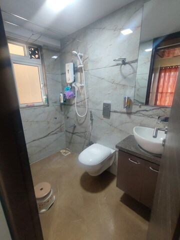 Bathroom in 1 BHK Apartment at Srishti Harmony 3 Phase 1, Powai – for Rent