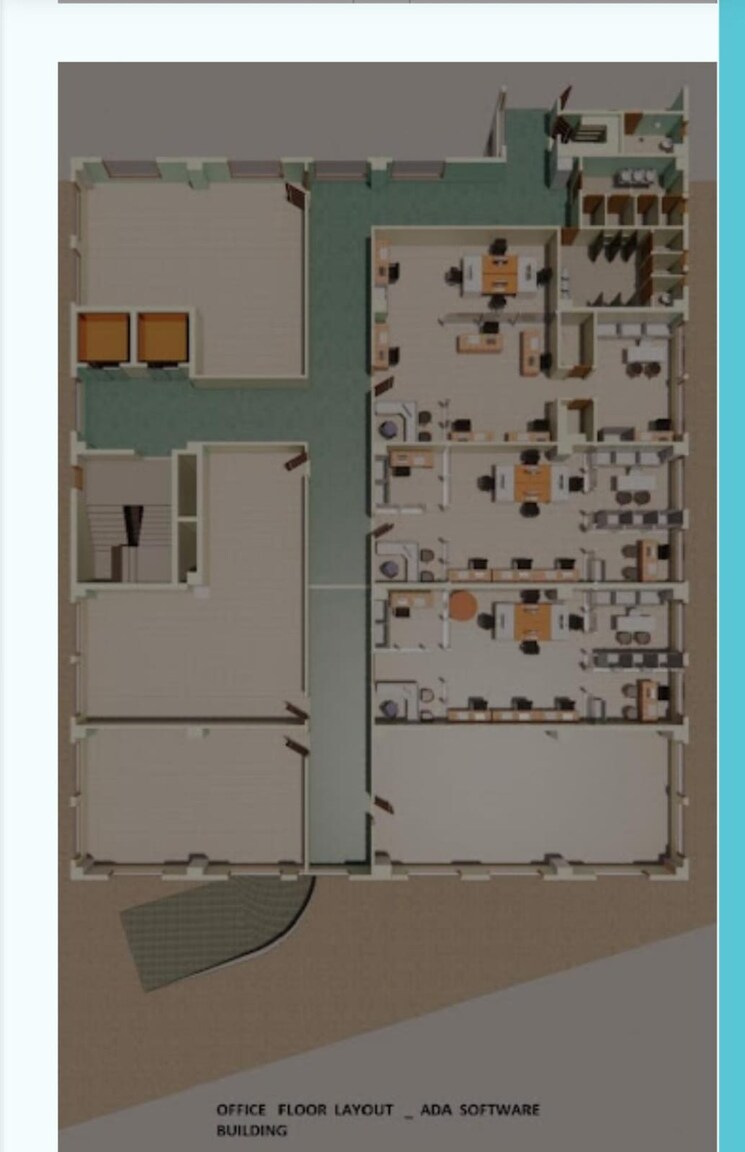 Floor Plan, new town action area 1 Commercial Office Space in IT/SEZ 925 Sq.Ft. In New Town Action Area 1 Kolkata 8010305