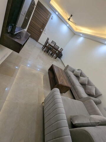 Living Room in 3 BHK Builder Floor at Ansal Sushant Lok I, Sector 43 – for Rent
