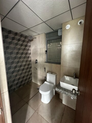 Bathroom in 2 BHK Apartment at Kalpataru Immensa, Kolshet Road – for Rent