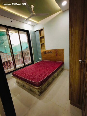 Bedroom in 1 BHK Apartment at Vardhaman Vatika Navi Mumbai, Shelu – for Sale
